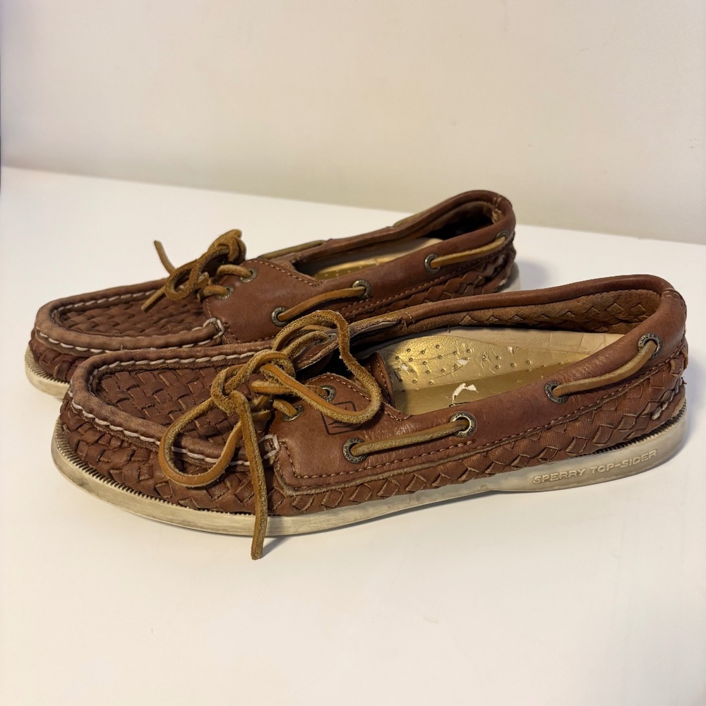 Sperry Brown Leather Loafers